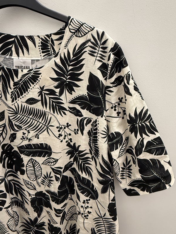 Siiri pellava-viskoosi mekko FIN